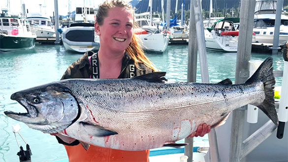 King Salmon fishing charters in Seward Alaska with Alaska Saltwater  Charters - Salmon fishing charters from Seward Alaska AK